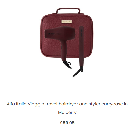 Mulberry Alfa Italia Travel Set